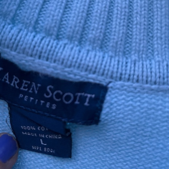 beautiful sky blue sweater - Picture 7 of 9